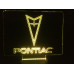 Pontiac - Plexiglas Diode skilt