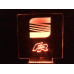 Seat - plexiglas diode skilt