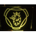 Scania-Plexiglas Diodeskilt