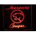 Mercury Cougar Plexiglas Diodeskilt